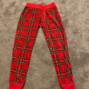 Cute Plaid Christmas Pj Pants
